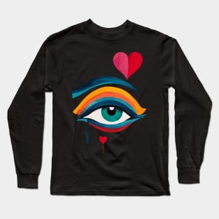 mom eye Long Sleeve T-Shirt